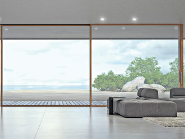SKYLINE DRIVE - Motorized sliding door in steel by CARMINATI SERRAMENTI - view 3